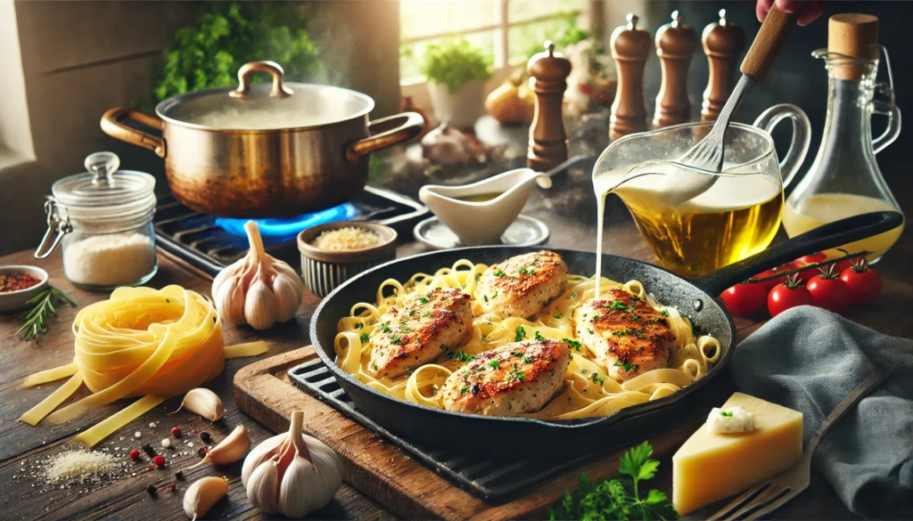 ingredient of Chicken Alfredo recipe