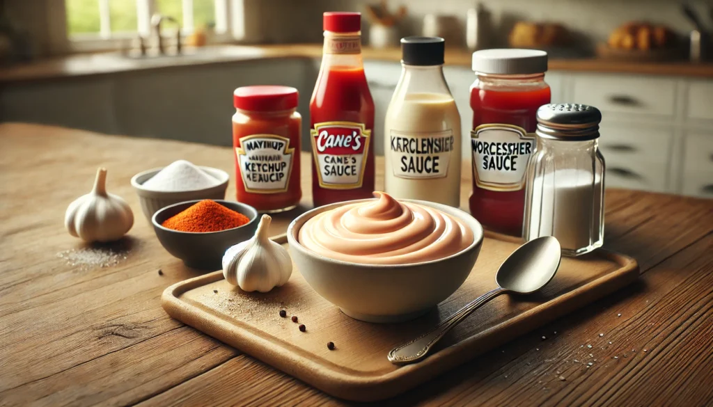 Cane's sauce recipe ingerdients