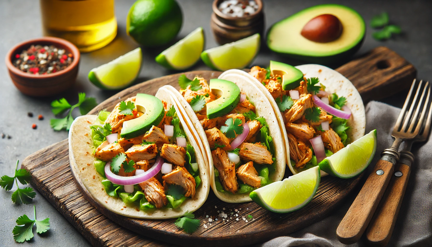 featured image for chicken tacos recipe