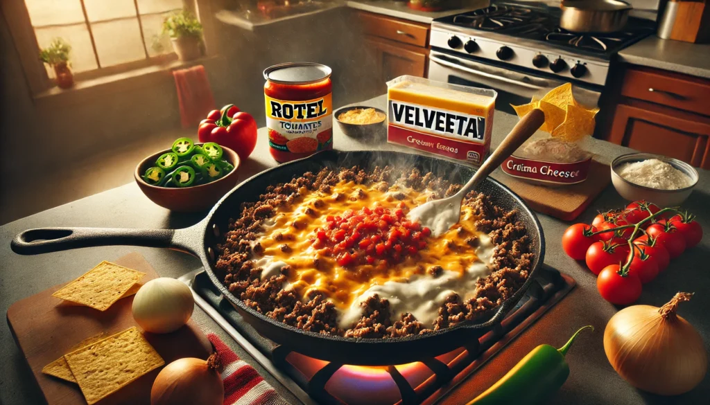 middle-of-the-cooking-process-for-a-Rotel-dip