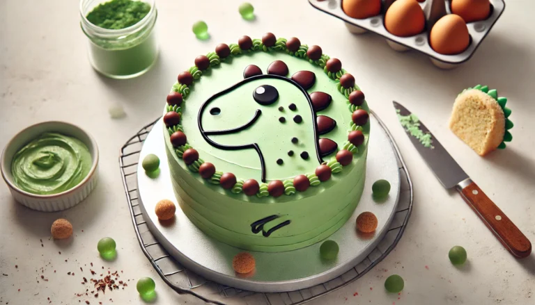 tasty Dinosaur Cake for you