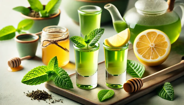 Green tea shot