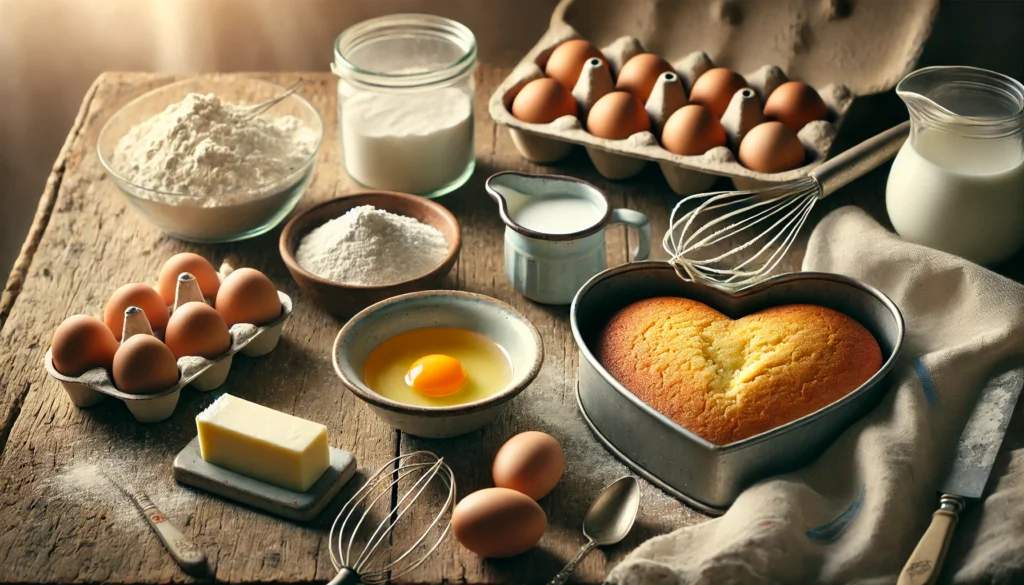 preparation of Vintage Cake