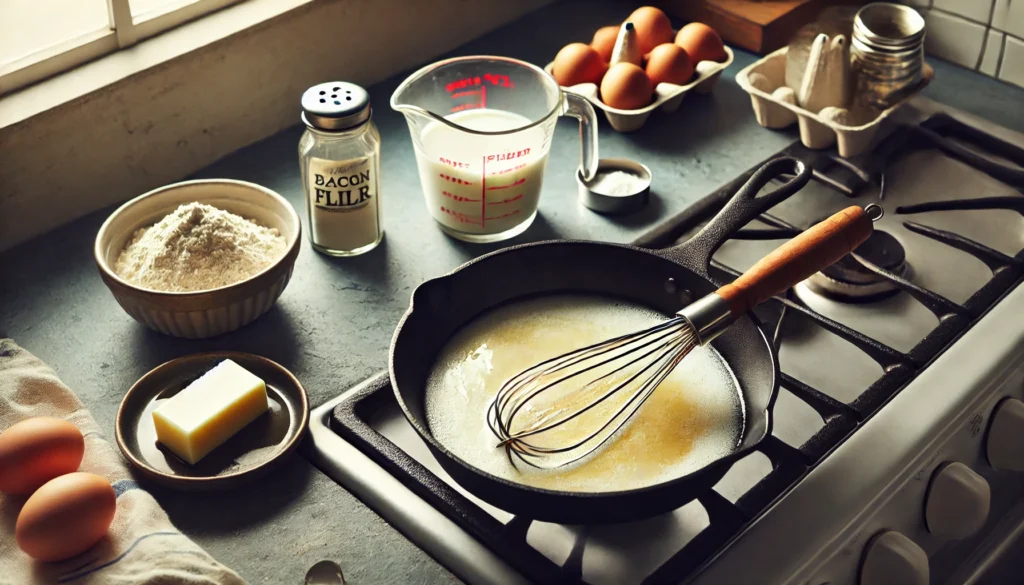 preparation of White Gravy Recipe