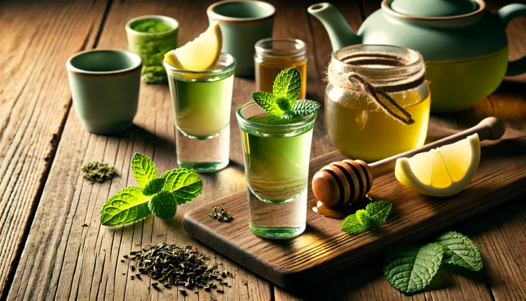 green tea shot