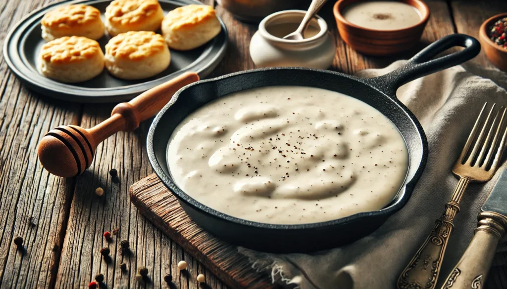 serving of White Gravy Recipe