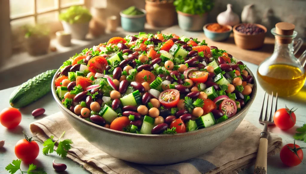 Dense Bean Salad Recipe