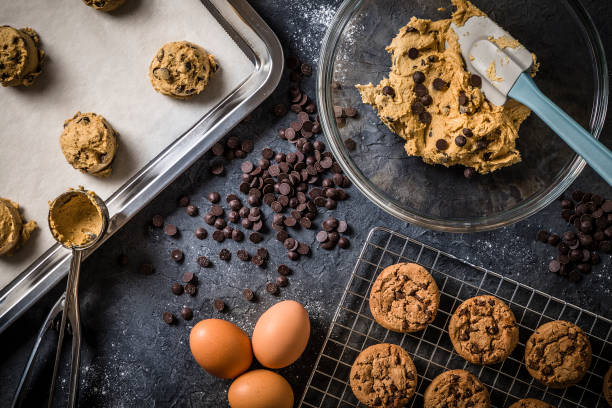 preparation of Toll House cookie recipe